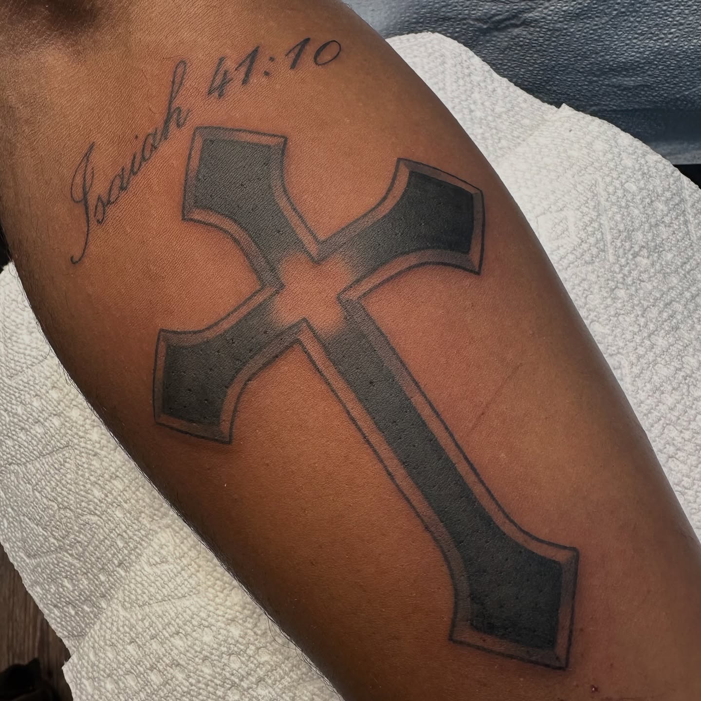 Tattoo by @jafeel_tattoos — black_and_grey