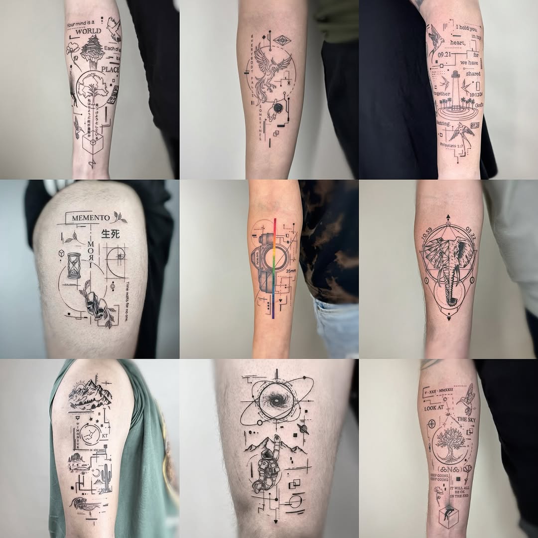 Tattoo by @jadyntattooer — geometric, fine_line