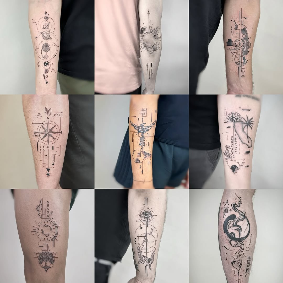Tattoo by @jadyntattooer — geometric, fine_line
