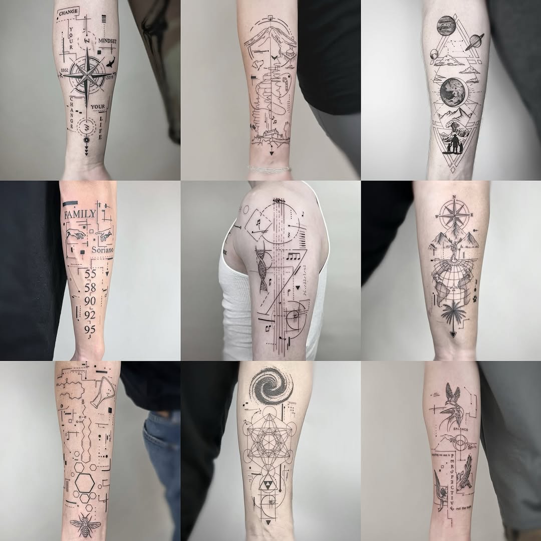 Tattoo by @jadyntattooer — geometric, fine_line