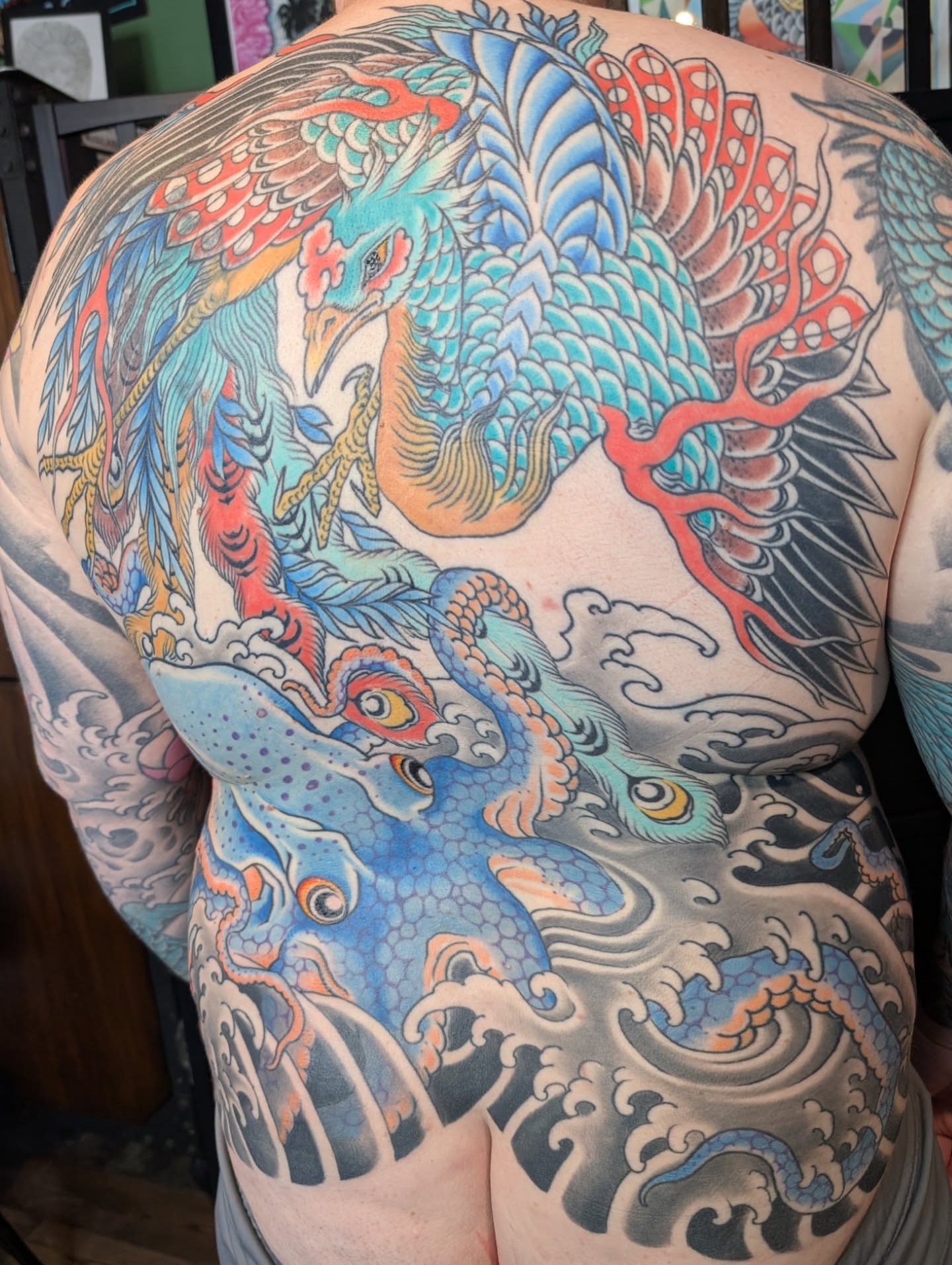 Tattoo by @bryankachel — japanese_irezumi, dotwork