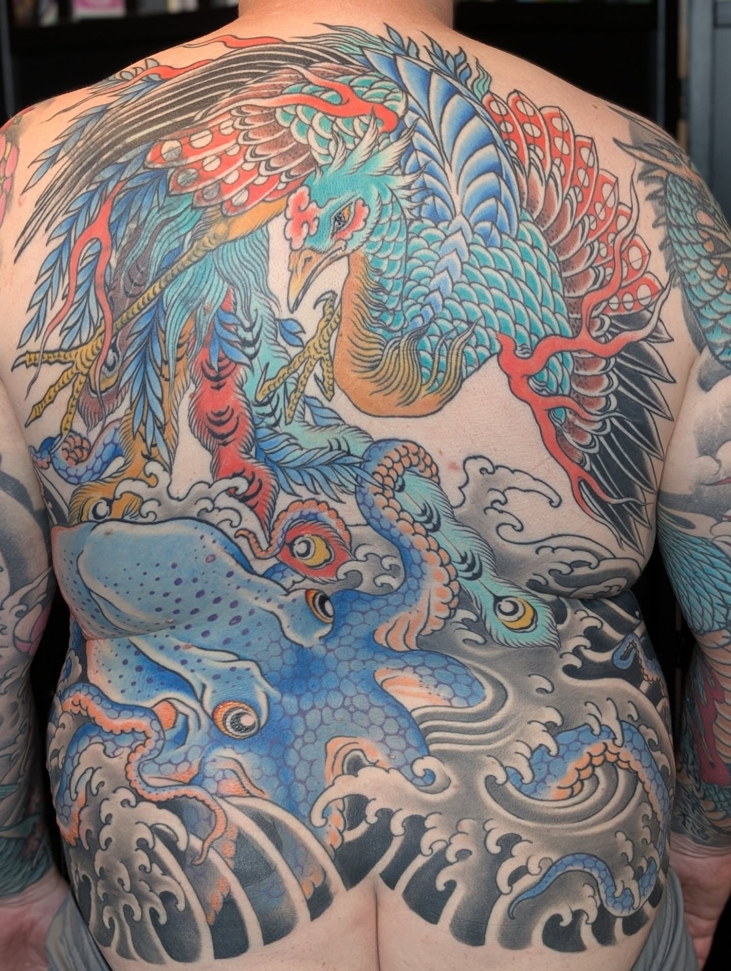 Tattoo by @bryankachel — japanese_irezumi, dotwork