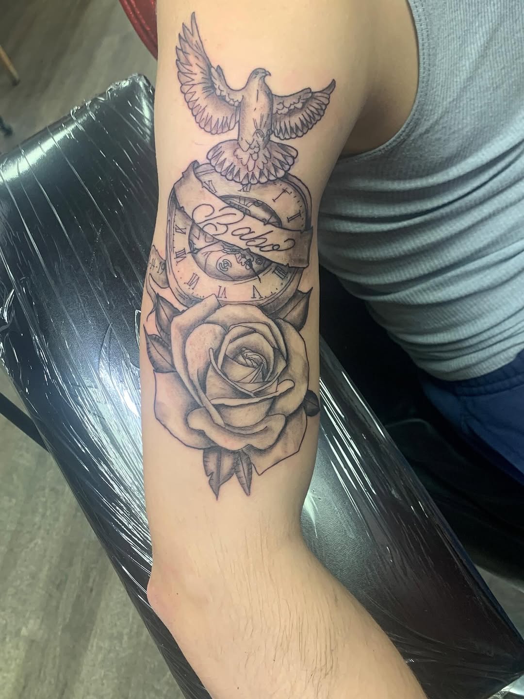 Tattoo by @the_tatuador265 β black_and_grey, realism