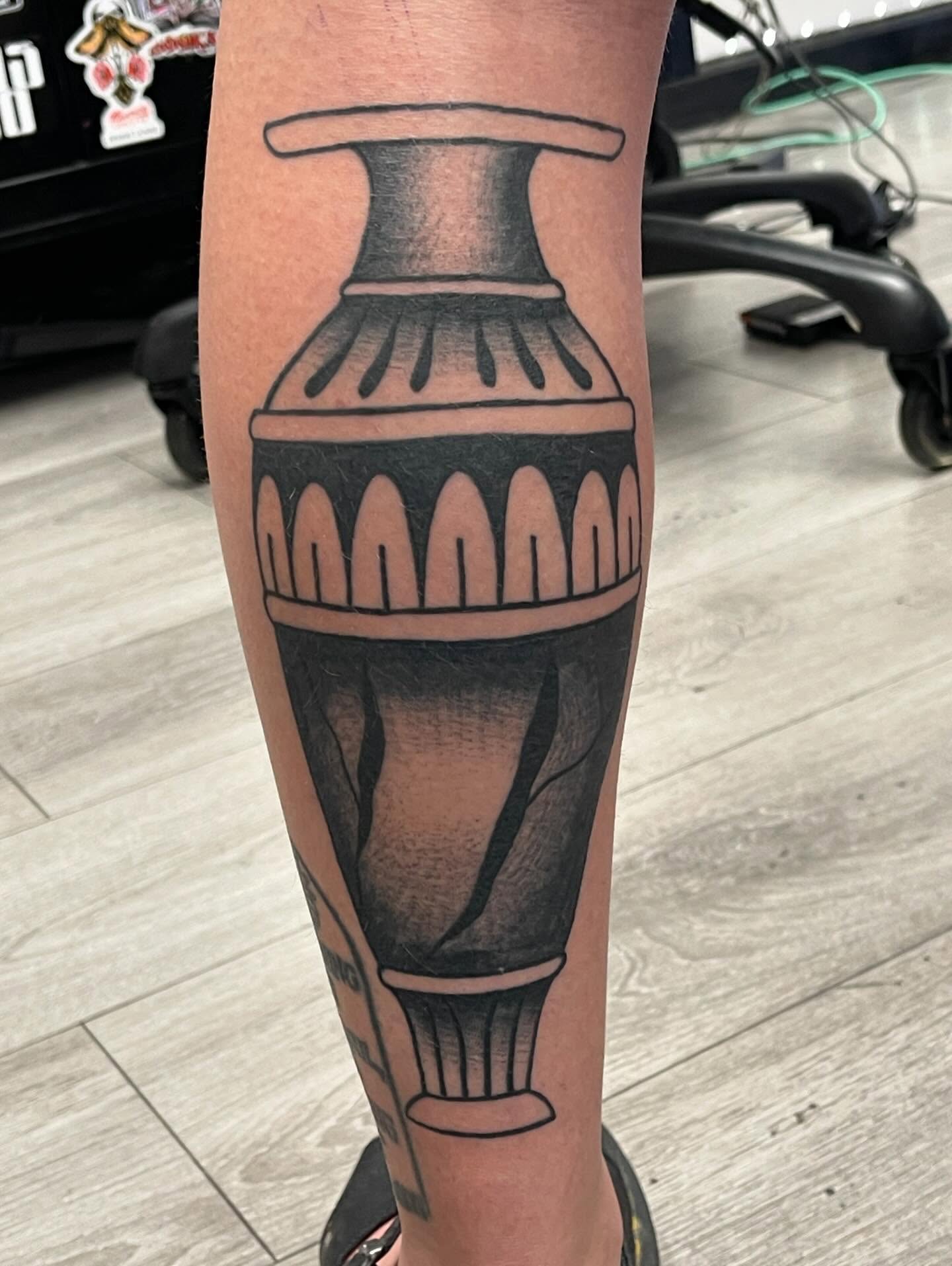 Tattoo by @brandonhtattoo — black_and_grey