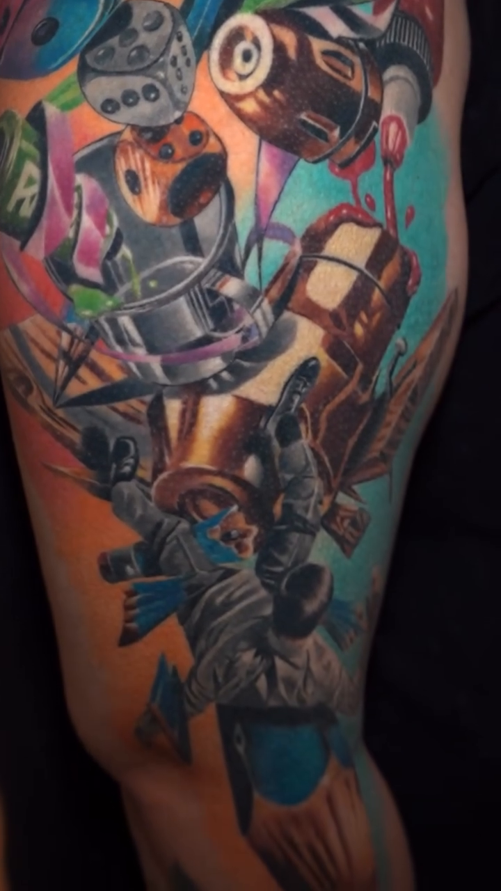 Tattoo by @jfrancistattoo — new_school, illustrative