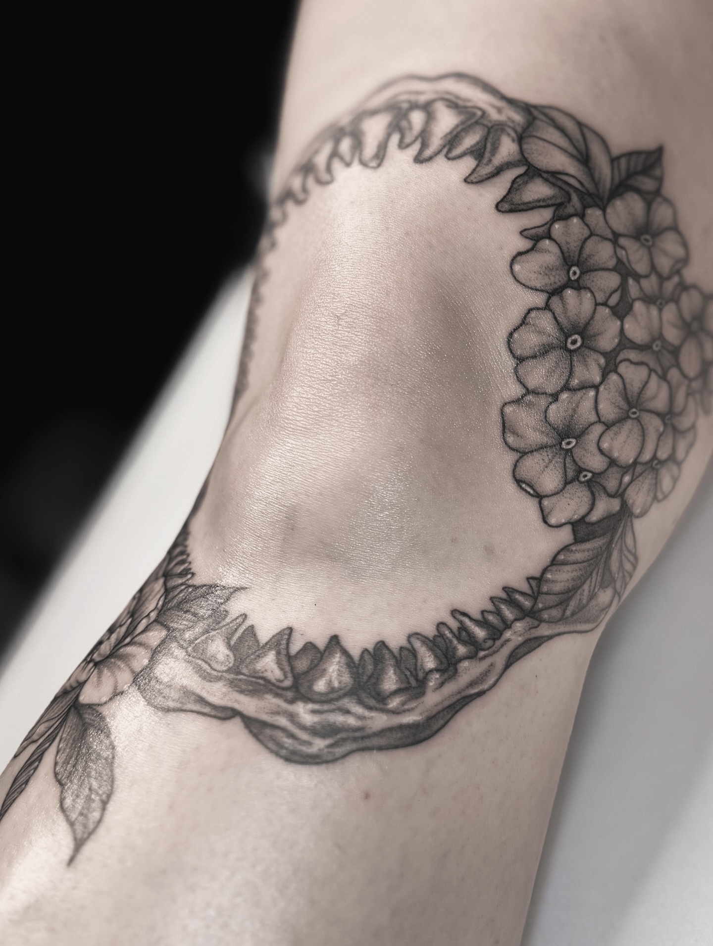 Tattoo by @ajollytattoo — black_and_grey