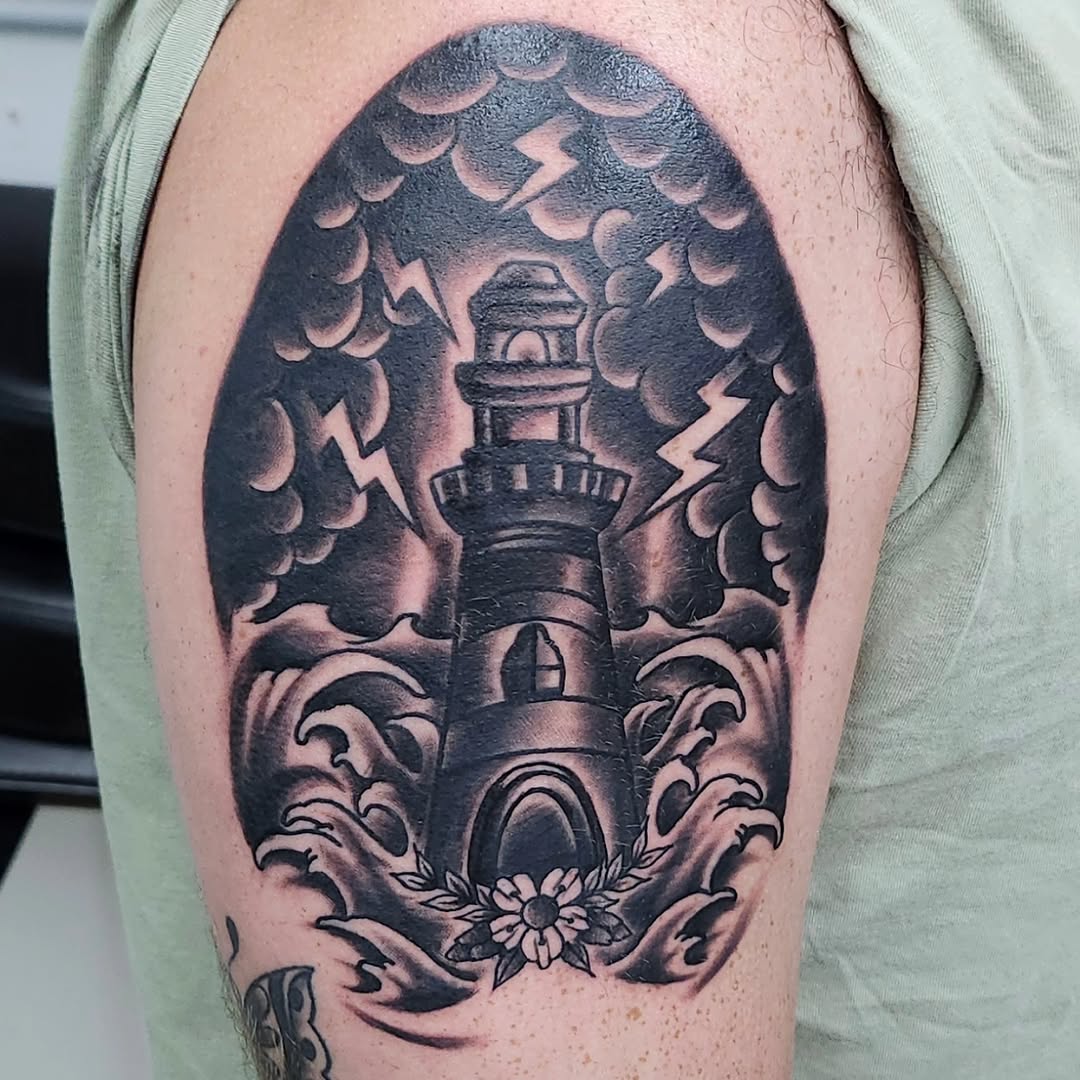 Tattoo by @timbishop_tattoos — american_traditional, black_and_grey