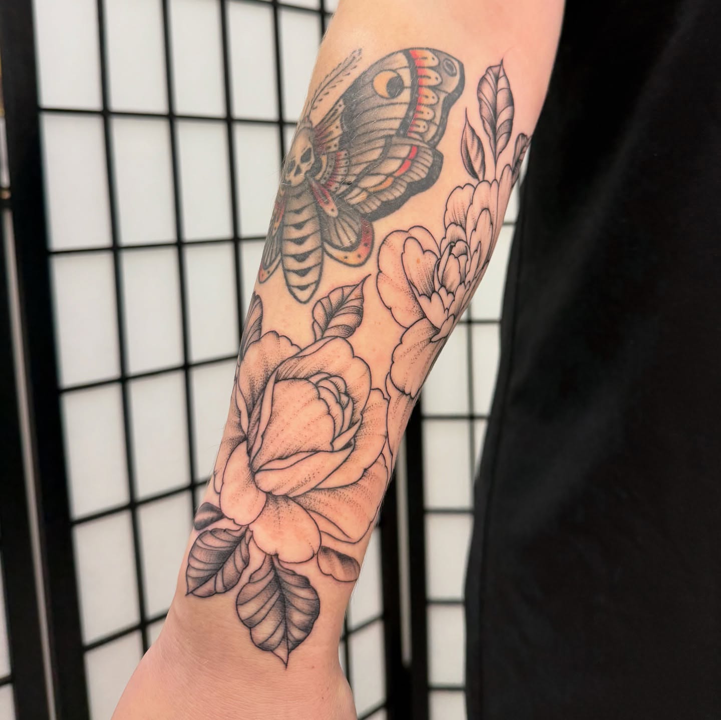Tattoo by @blackworkboston — american_traditional, black_and_grey