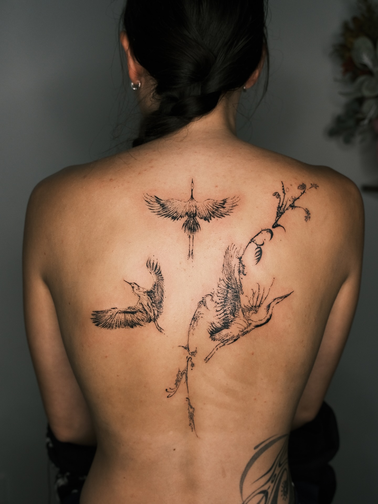 Tattoo by @oxurminexo — black_and_grey