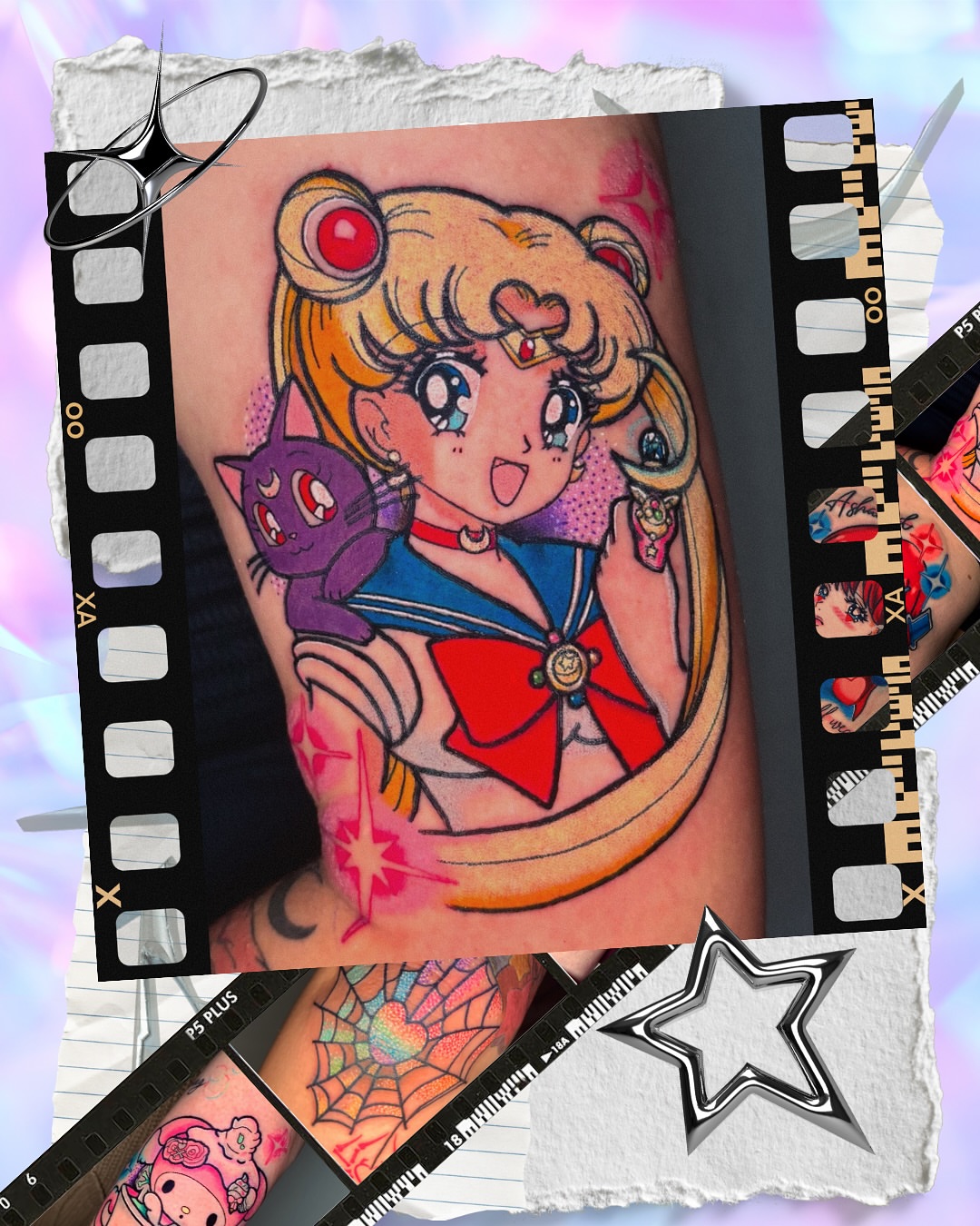Tattoo by @chibicosori โ anime