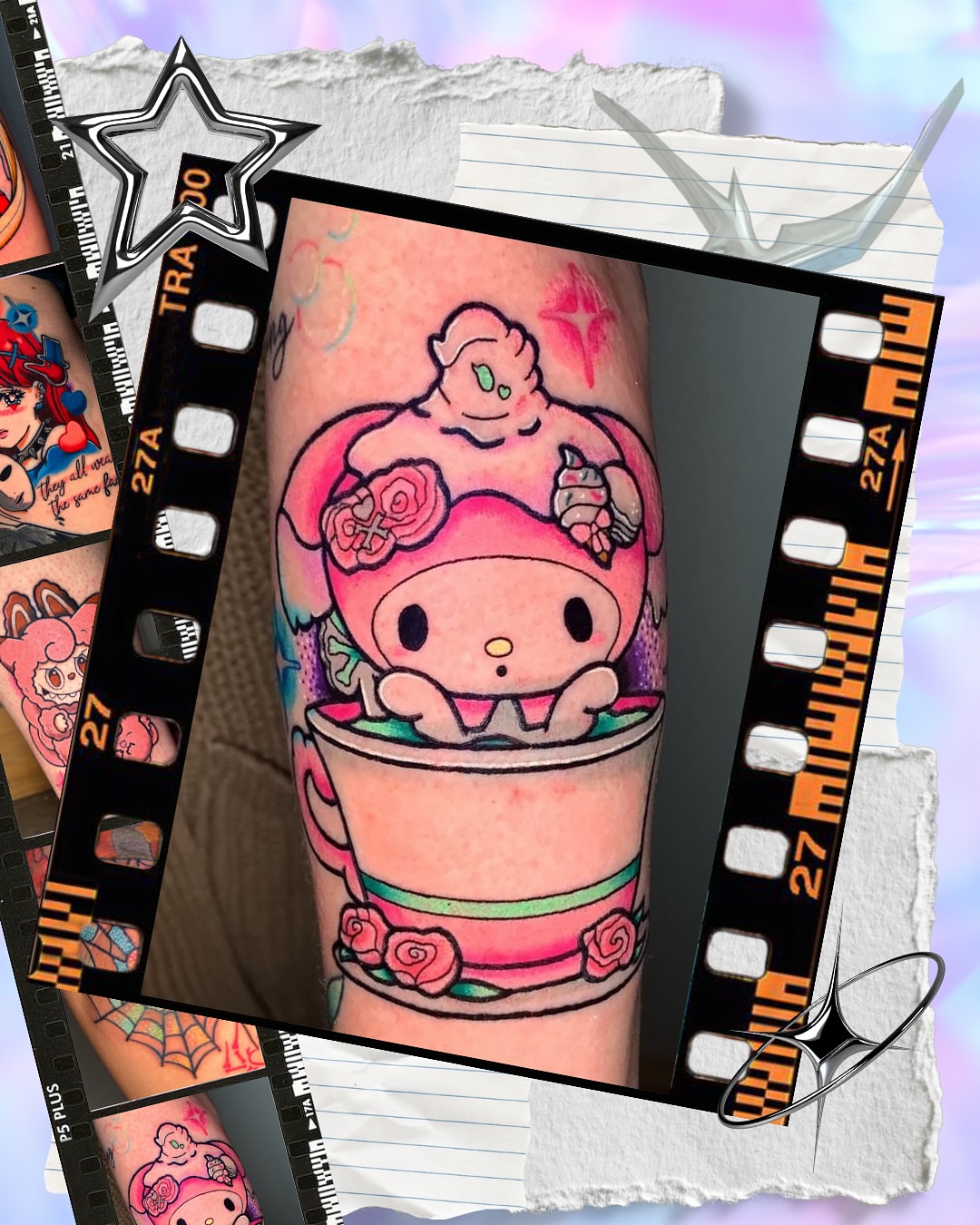 Tattoo by @chibicosori โ new_school, illustrative