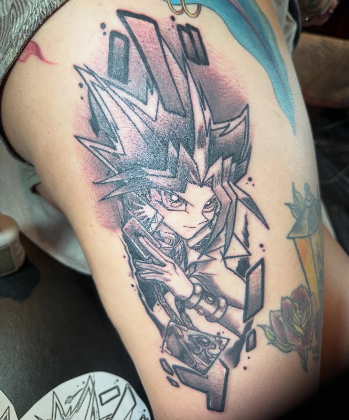 Tattoo by @greenkodi — anime