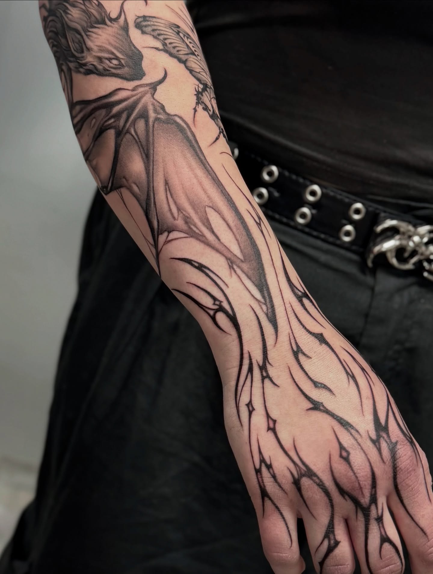 Tattoo by @ink_voodoo — black_and_grey, tribal