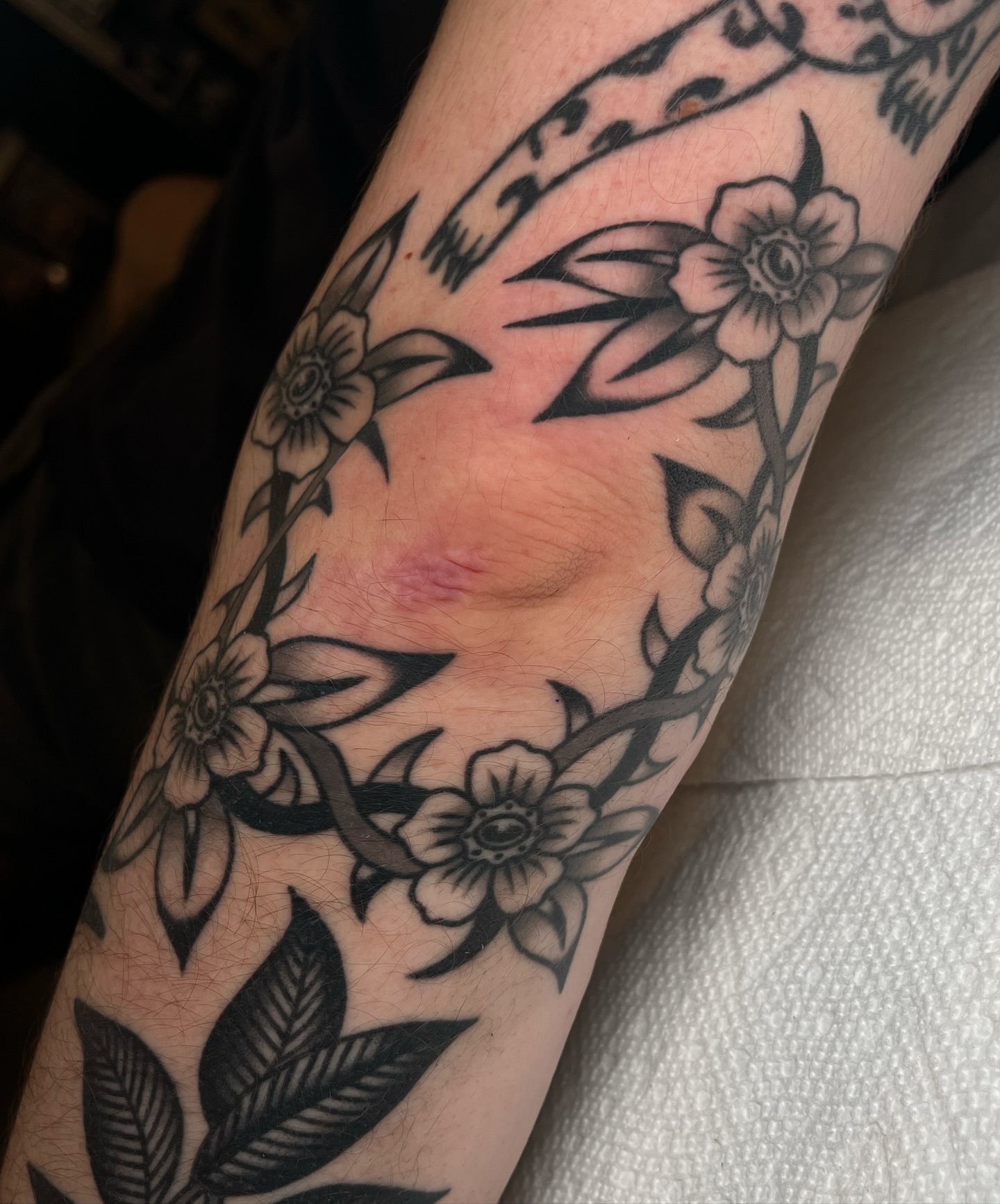 Tattoo by @katierosetattoos — black_and_grey