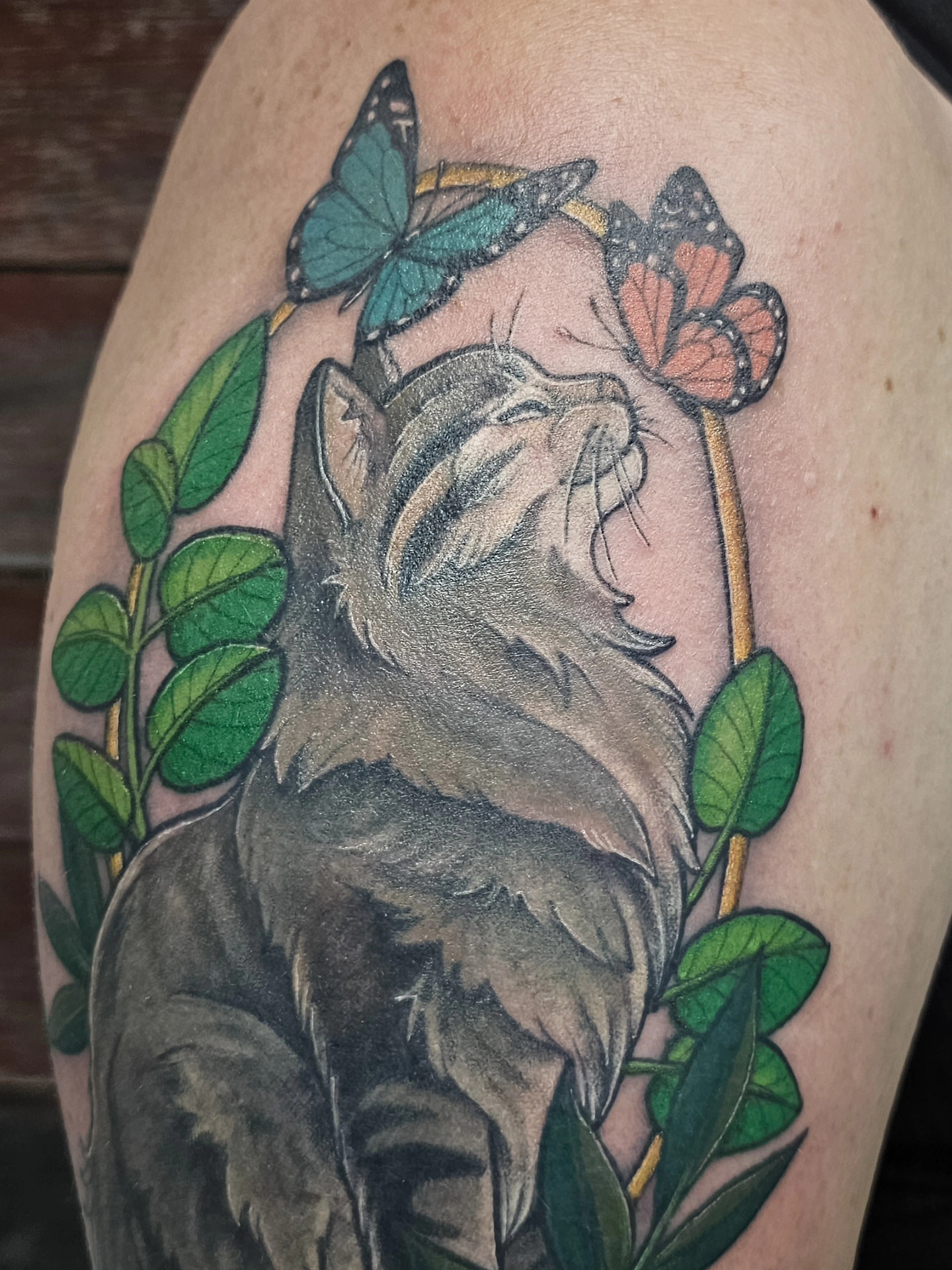 Tattoo by @plaidbear_designco — realism, dotwork