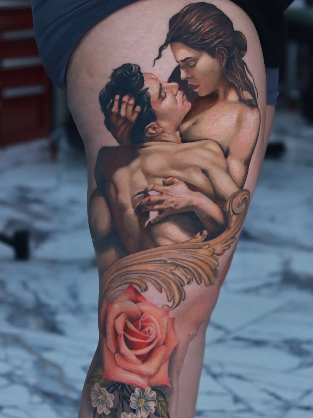 Tattoo by @official_jaytattoos — realism, black_and_grey