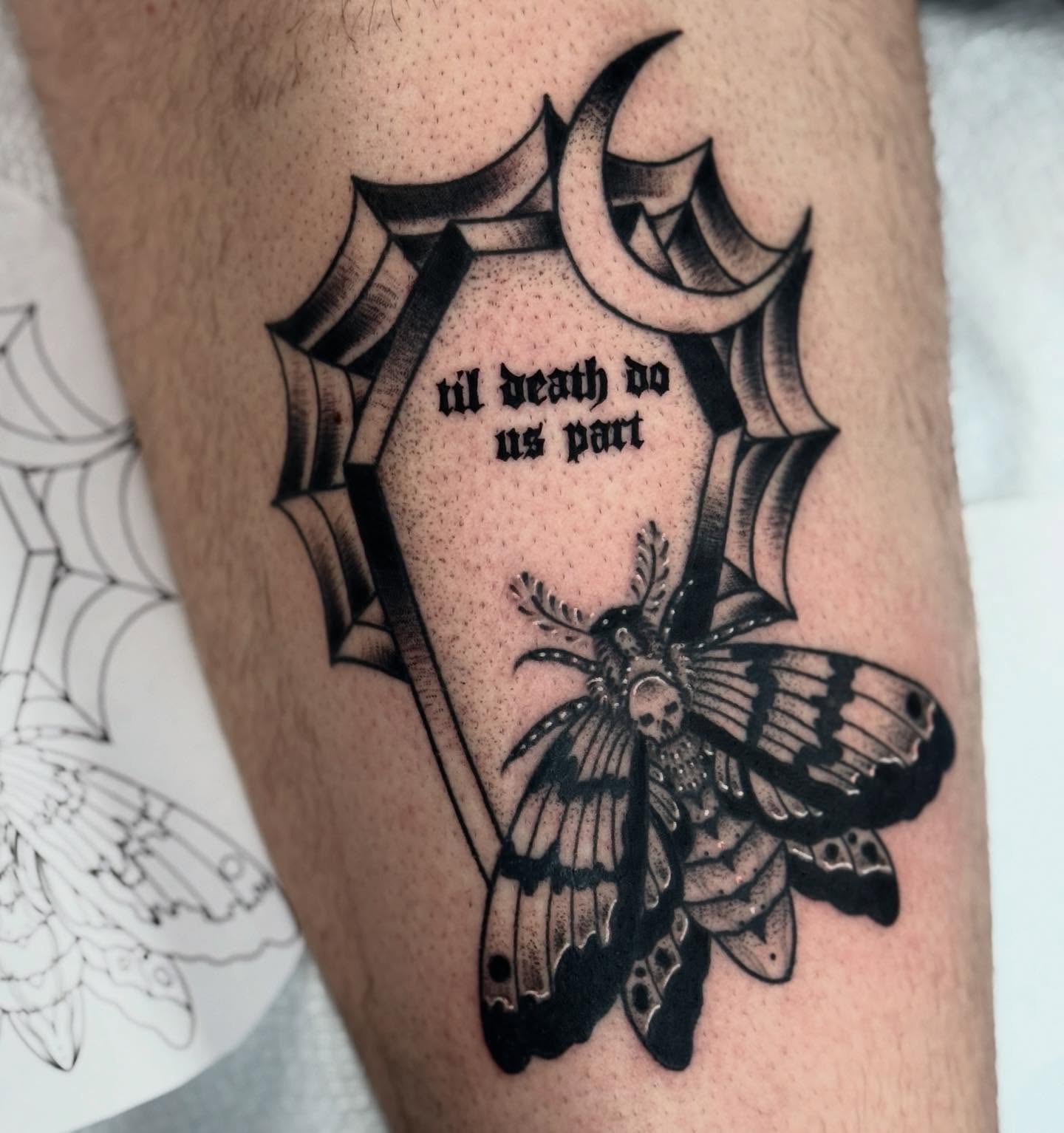 Tattoo by @howler.tattoos โ american_traditional, black_and_grey