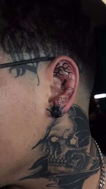 Tattoo by @astralstarink — black_and_grey, realism
