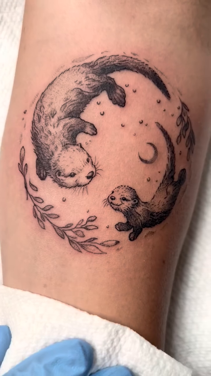 Tattoo by @woodrowtattoo — fine_line, dotwork