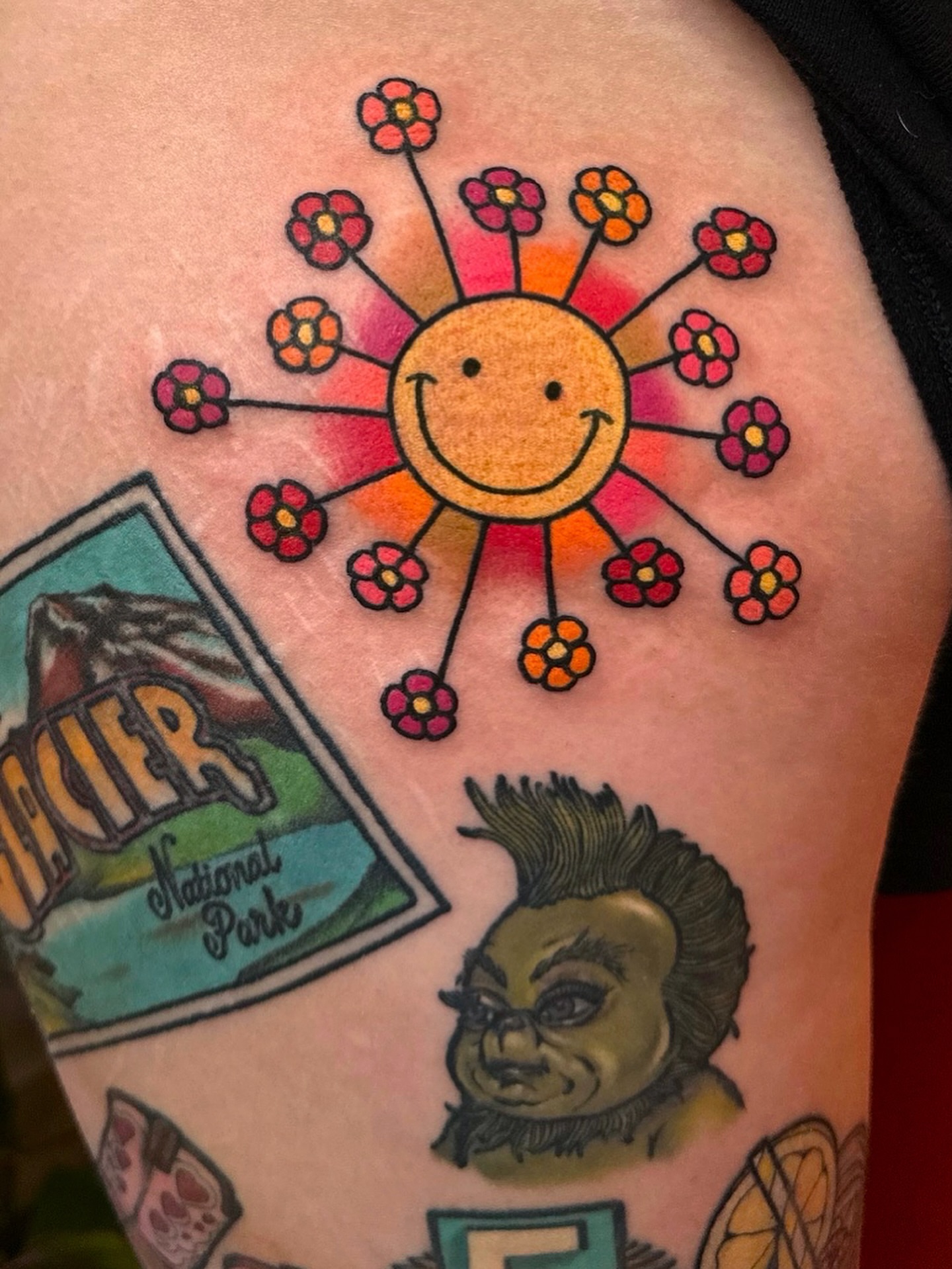 Tattoo by @lindseebeetattoo — new_school, illustrative