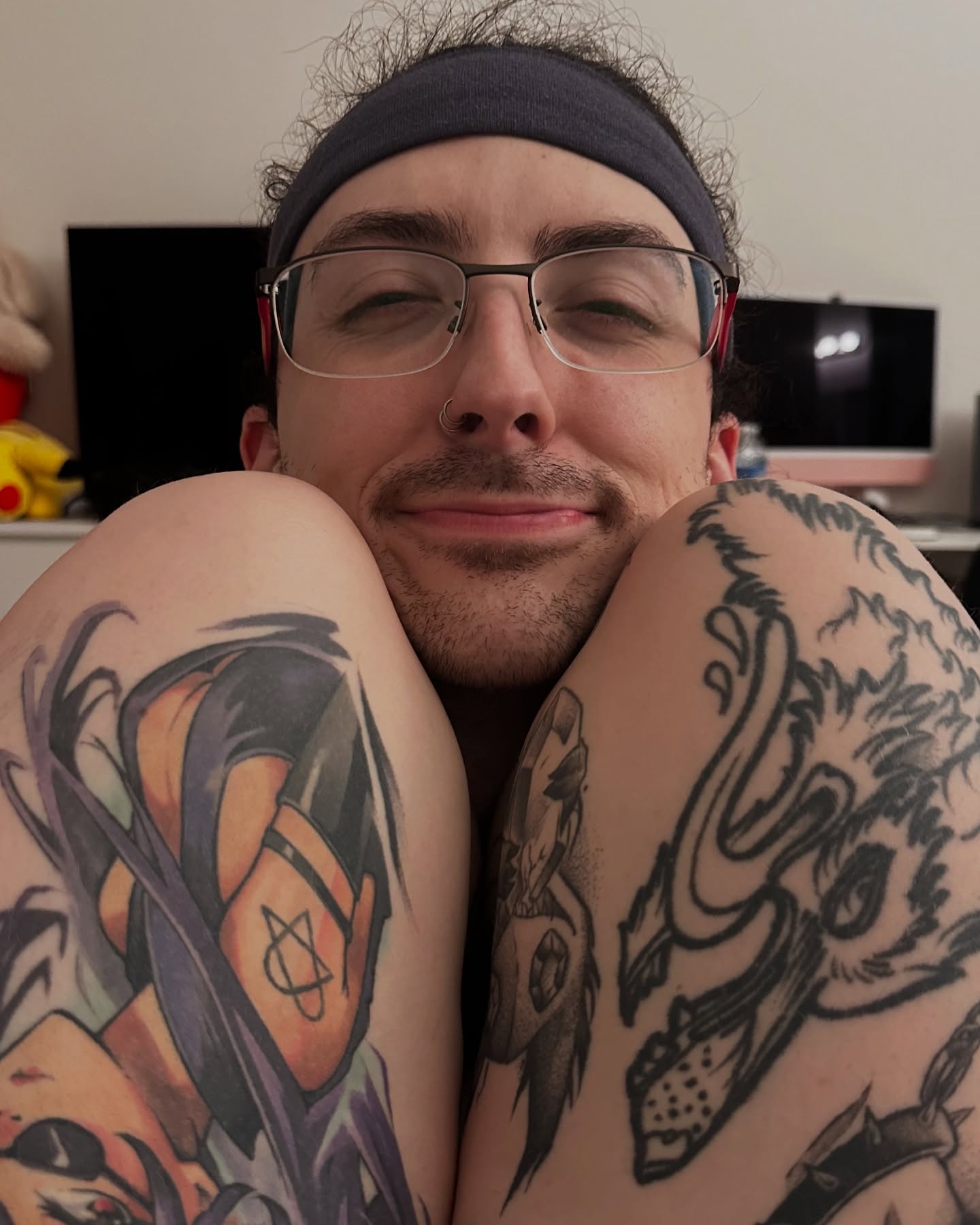 Tattoo by @oni.zenpai — anime