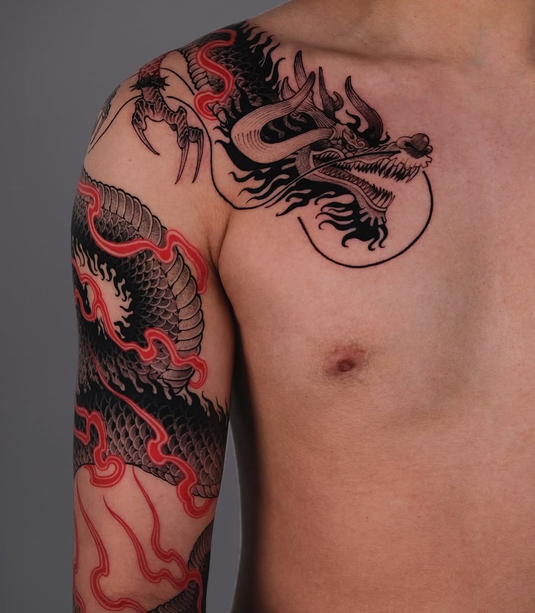Tattoo by @bayun.tattoos — japanese_irezumi, blackwork
