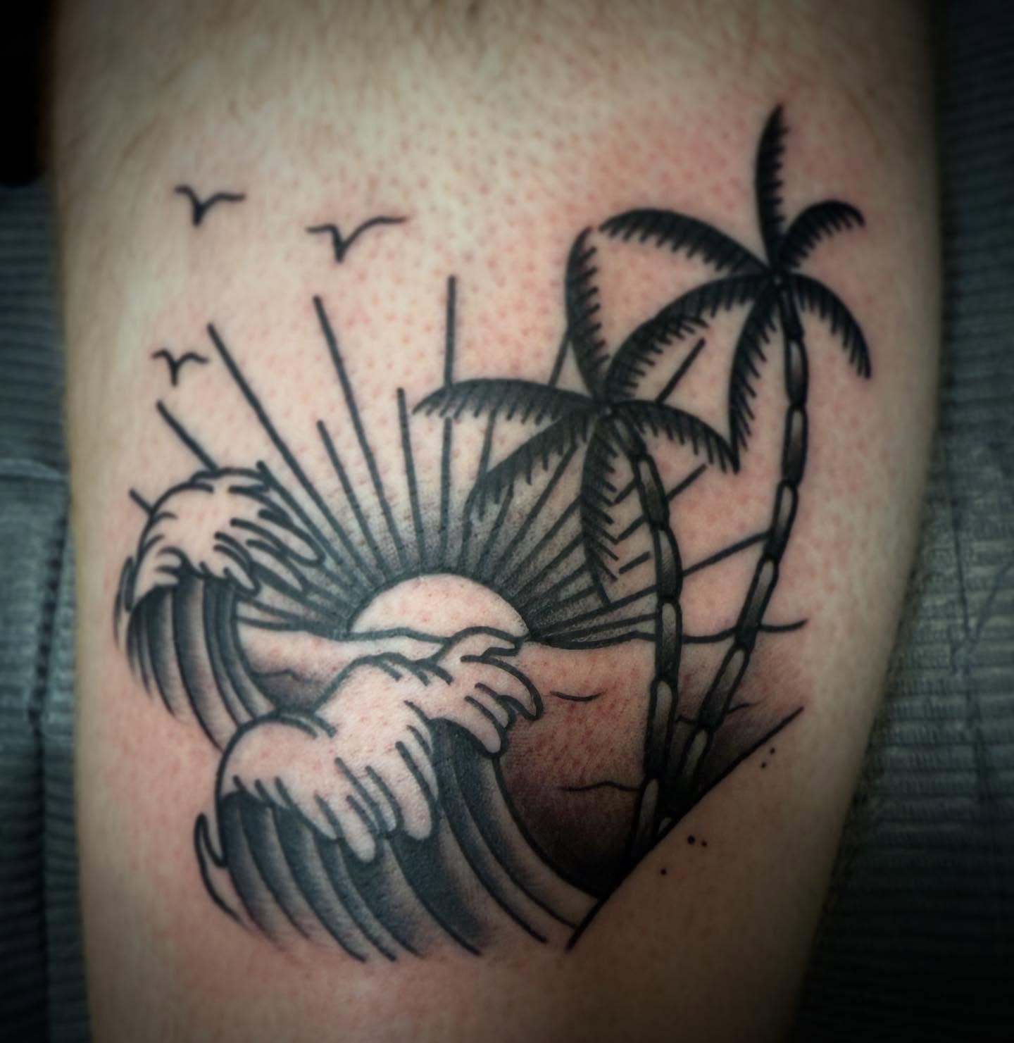 Tattoo by @artbytp — black_and_grey
