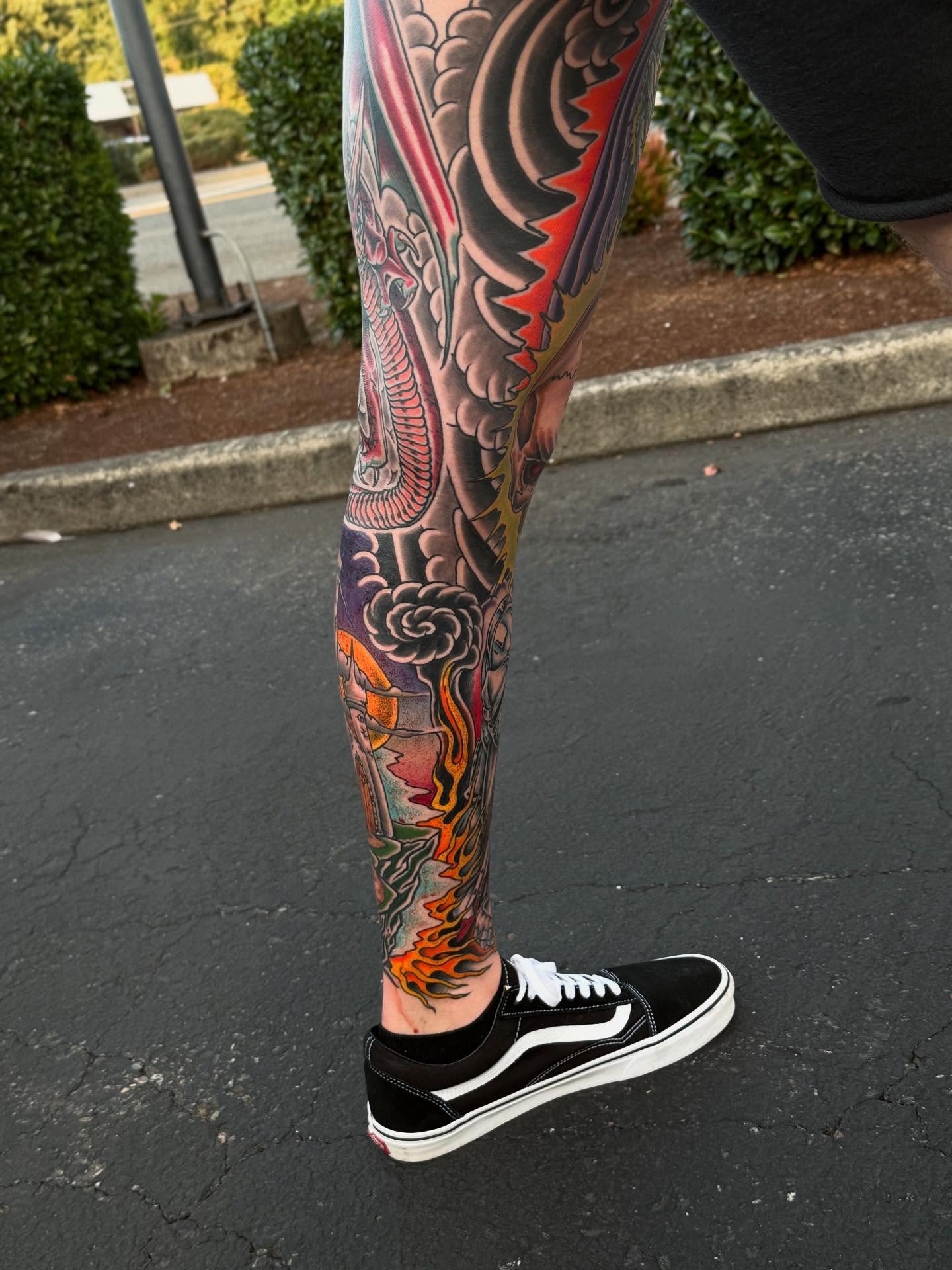 Tattoo by @andrewmammoth — japanese_irezumi
