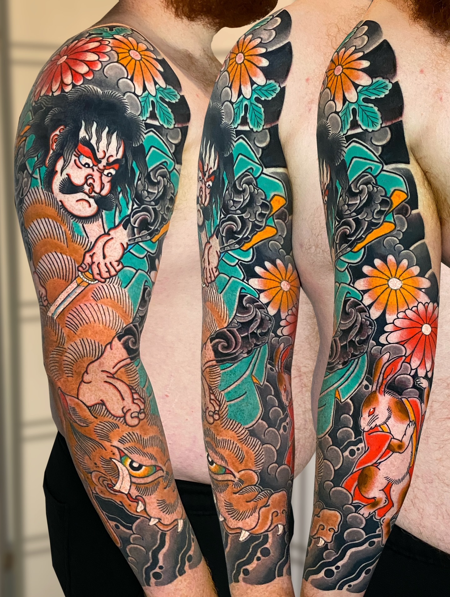 Tattoo by @adam.tennyo.tattoos — japanese_irezumi