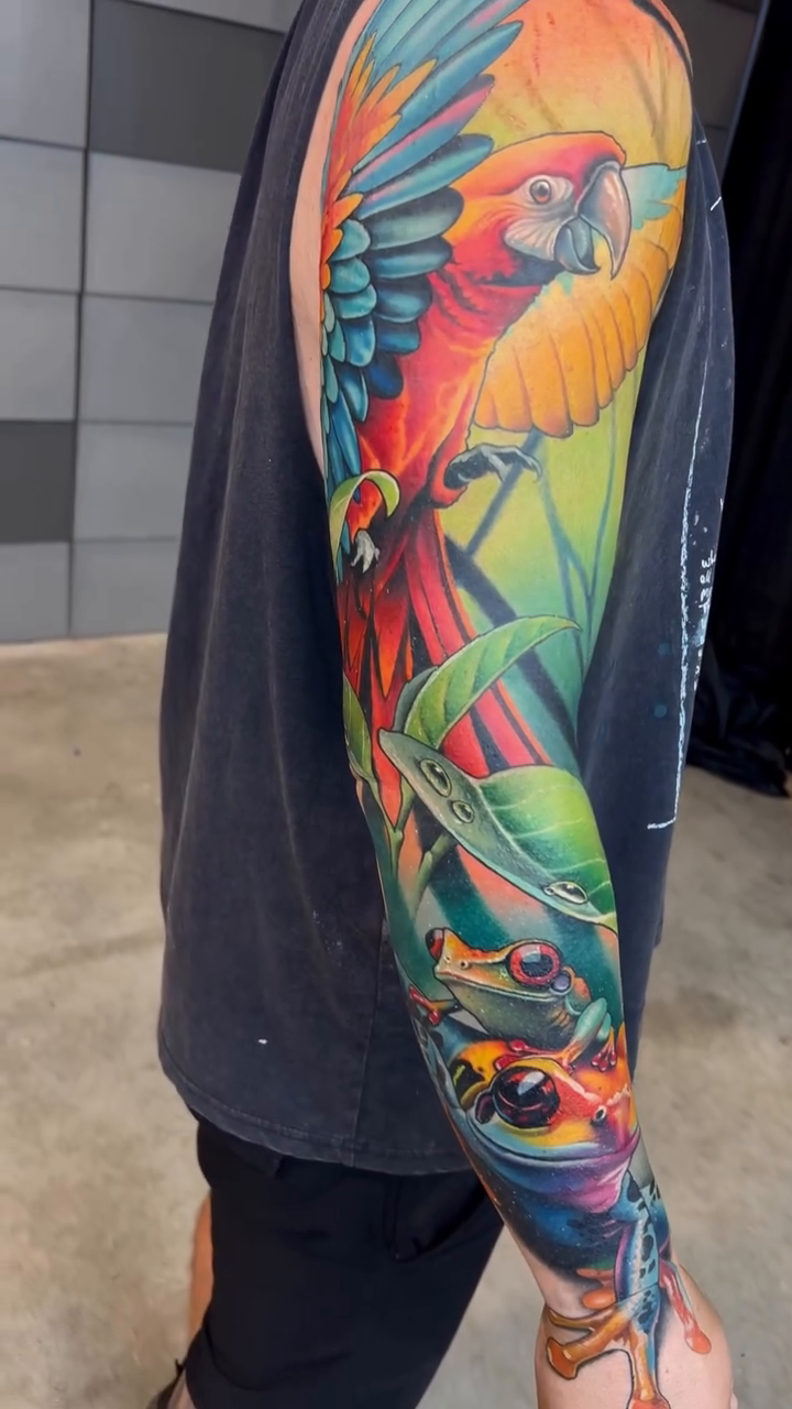 Tattoo by @lukalajoie — realism, japanese_irezumi