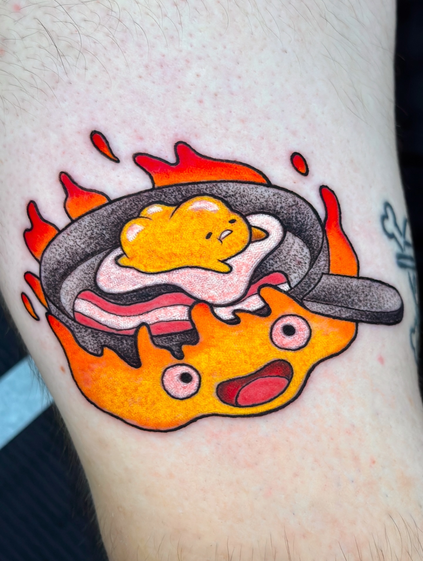 Tattoo by @pompberry — dotwork, illustrative