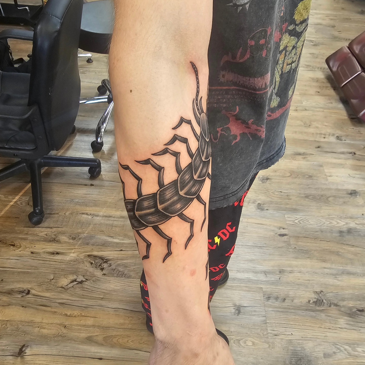 Tattoo by @indeedilly — black_and_grey