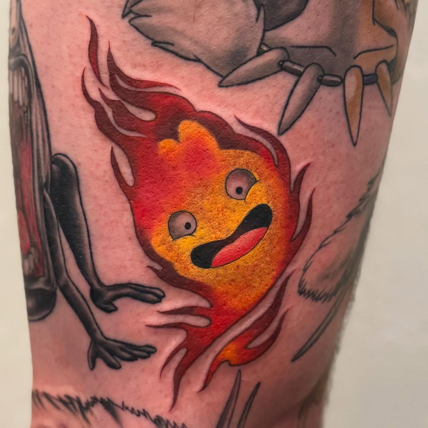 Tattoo by @alexis.tattoos — neo_traditional, dotwork