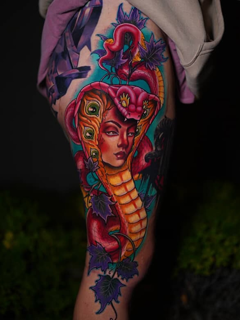 Tattoo by @lindseylanetattoos — neo_traditional, realism
