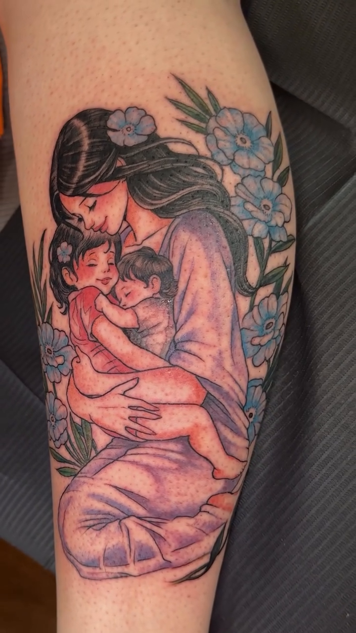 Tattoo by @langley_osborn — neo_traditional, realism