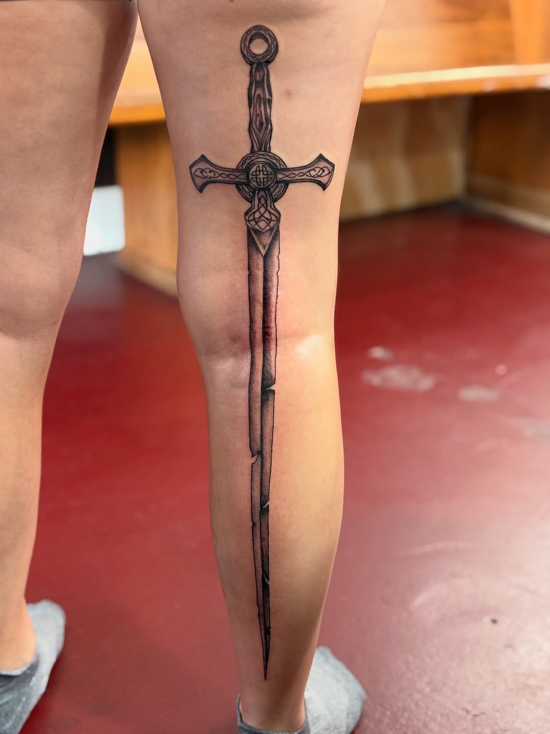 Tattoo by @idlehandsnola — black_and_grey, realism