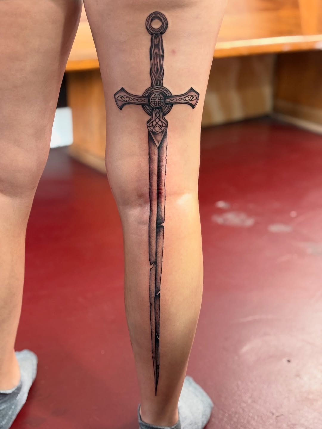 Tattoo by @idlehandsnola — black_and_grey, realism