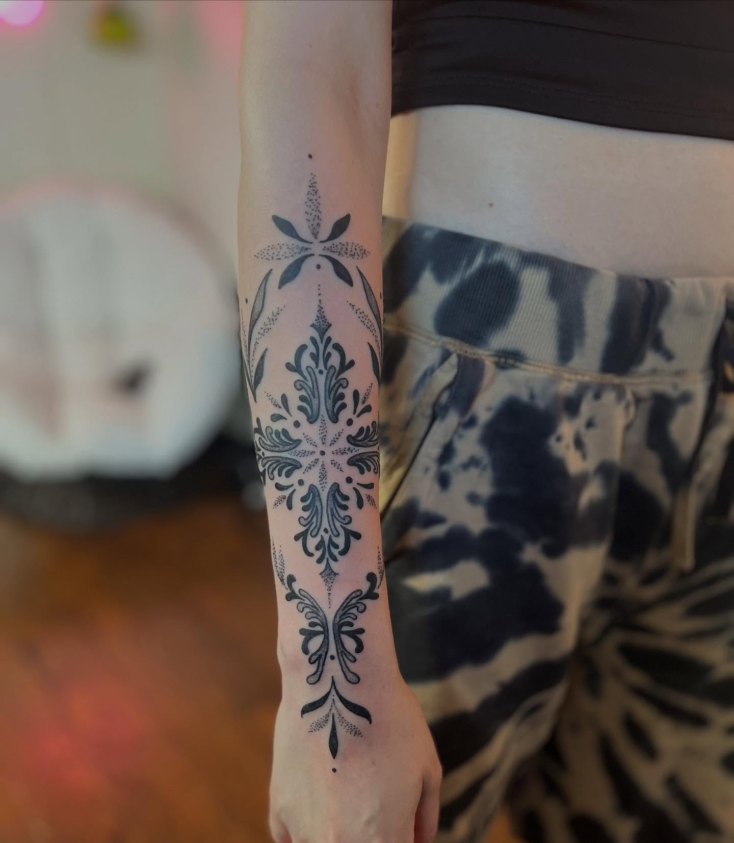 Tattoo by @jesscorinnetattoo — ornamental