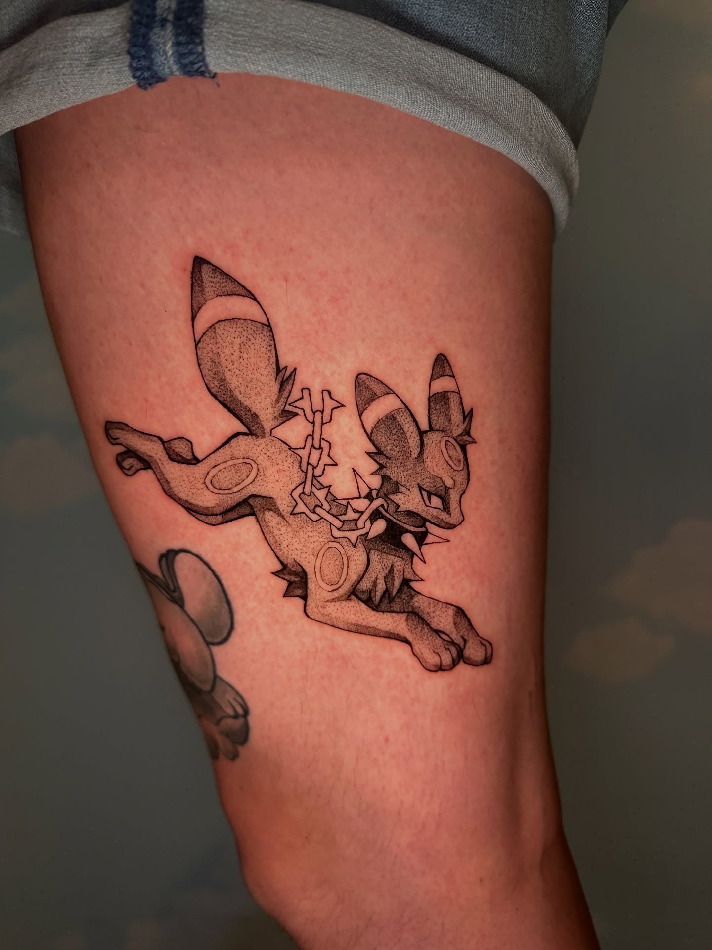 Tattoo by @deggy_tattoo — dotwork