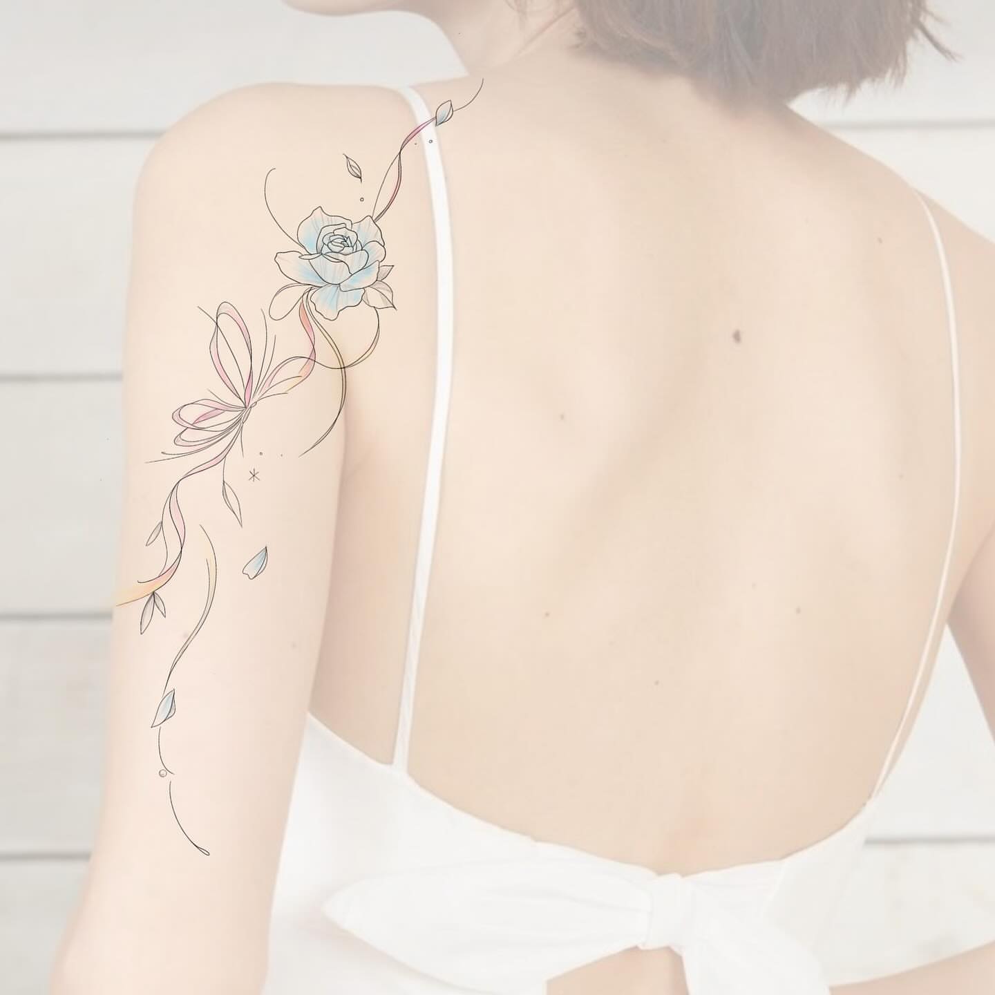 Tattoo by @kireiink_rose — fine_line, ornamental