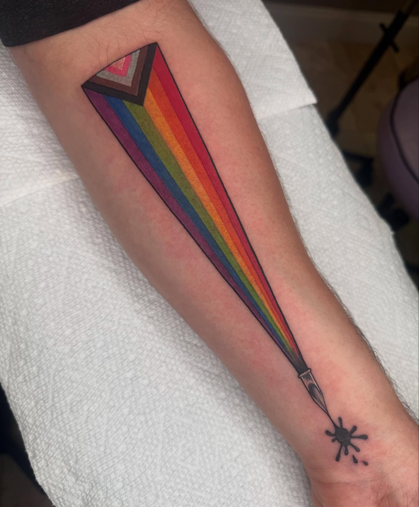 Tattoo by @cascourt — geometric