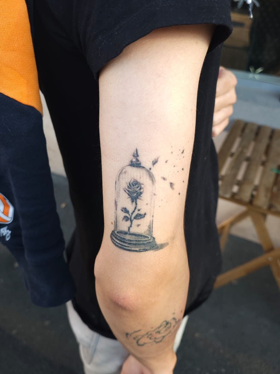 Tattoo by @sudo_tattoo — black_and_grey