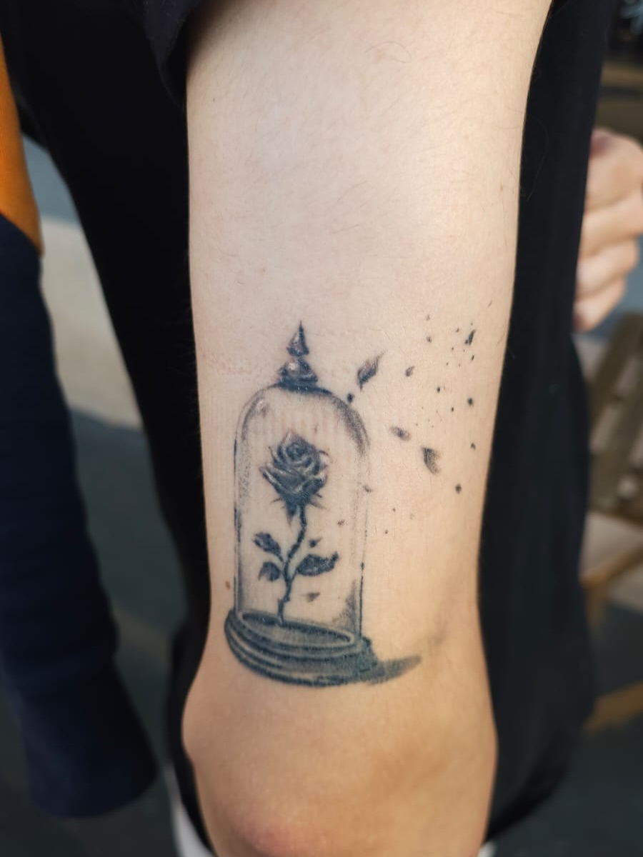 Tattoo by @sudo_tattoo — black_and_grey