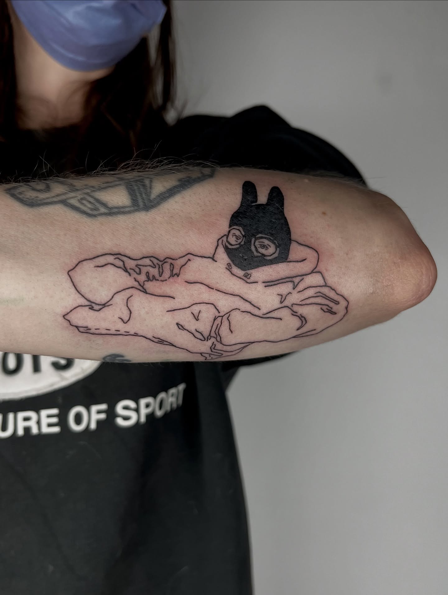 Tattoo by @pls_tnx — black_and_grey