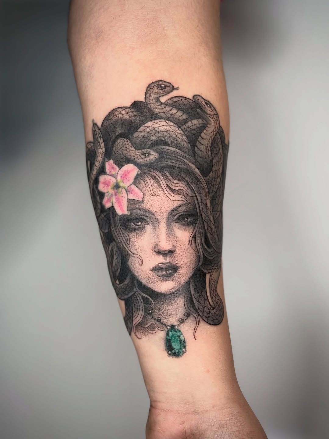 Tattoo by @abryvtattoos — realism, black_and_grey