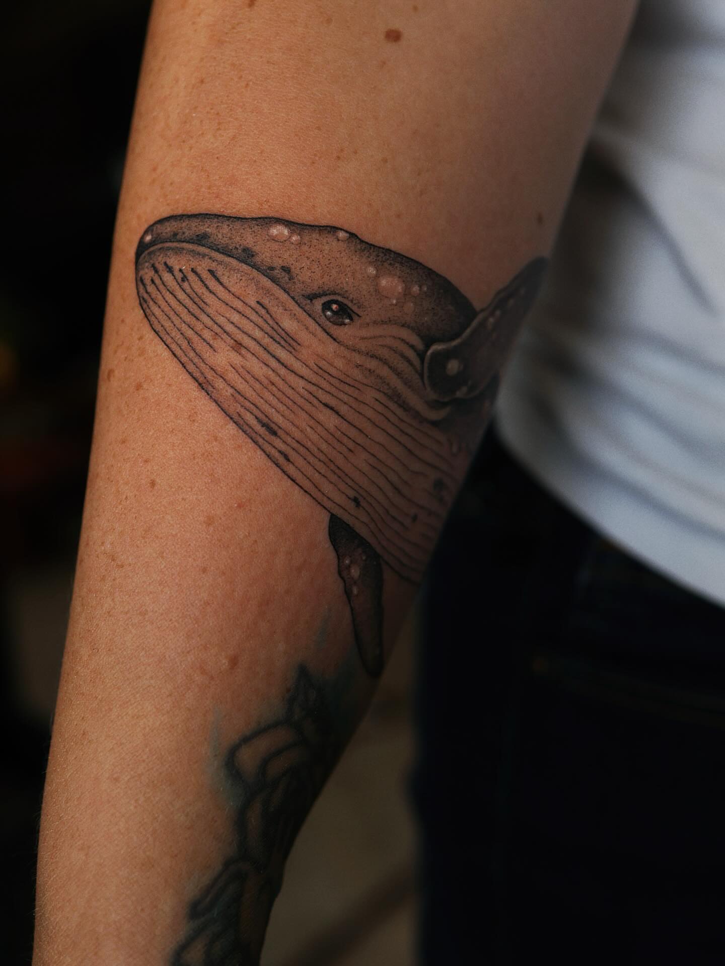 Tattoo by @randatattoos β dotwork
