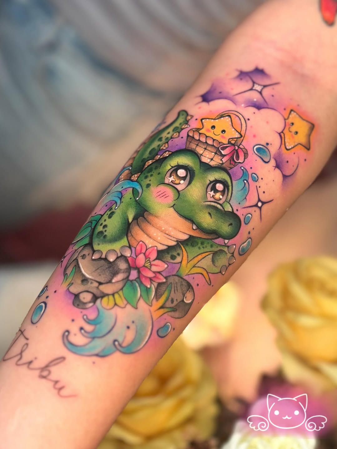 Tattoo by @maria.catwaii.tattoos — new_school, watercolor