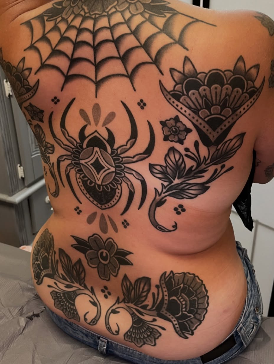 Tattoo by @soft_hand_jan — black_and_grey, geometric