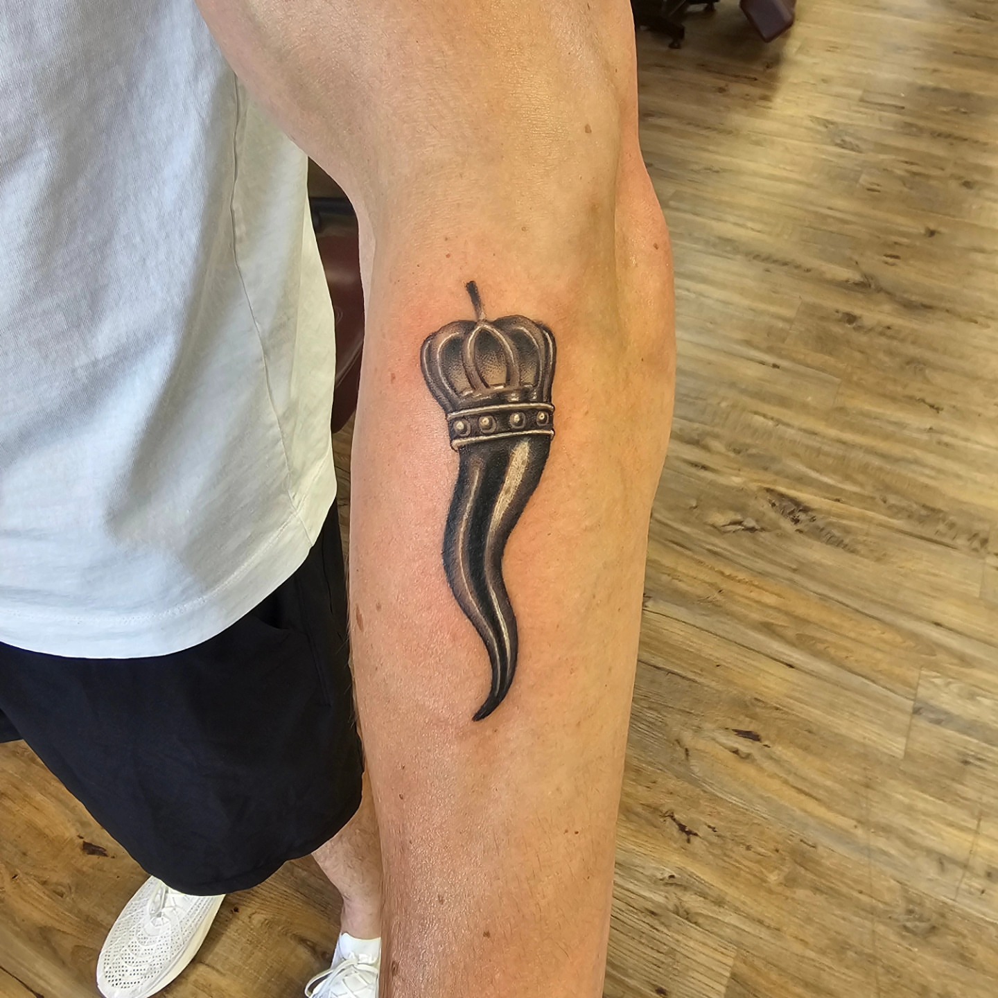Tattoo by @indeedilly — black_and_grey