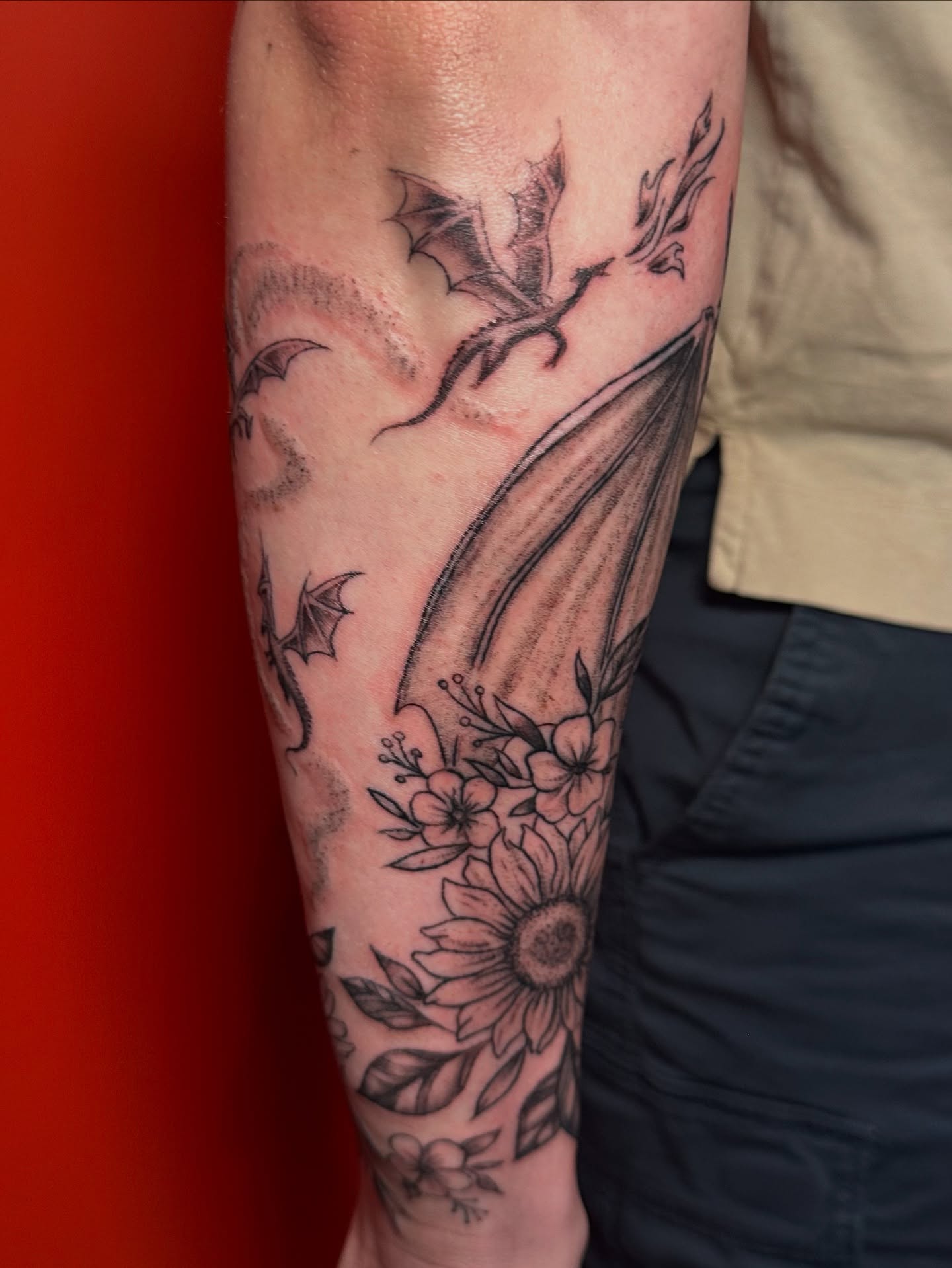Tattoo by @lauren_delizza — black_and_grey, realism